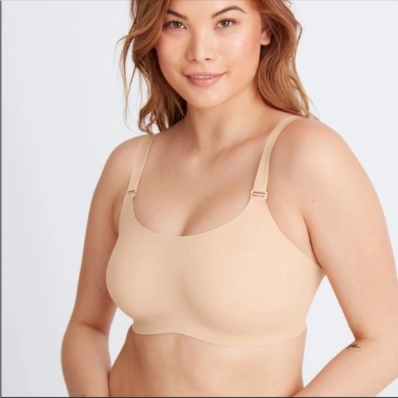 knix Intimates & Sleepwear Nwt Knix Reversible Padded Evolution Bra Beigegrey Heather Size 7